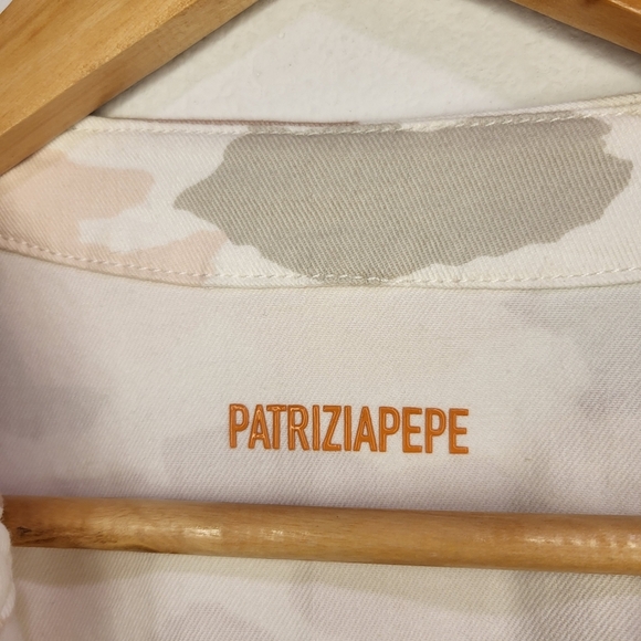 CAMO mauve midi dress button up by Patrizia Pepe - Picture 9 of 12